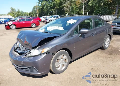2015 Honda Civic Lx из США, поврежденный, VIN 19XFB2F51FE255436